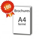 100 Brochures A4 - 10 jours