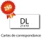 100 Cartes de correspondance DL (21x10cm) - 2 jours