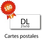 100 Cartes postales panorama pelliculées - 2 jours