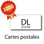 1000 Cartes postales panorama pelliculées - 2 jours