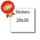 250 Stickers 5x10 - 5 jours