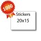 250 Stickers 5x10 - 5 jours