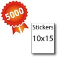 5000 Stickers 10x15 - 5 jours