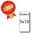 1000 Stickers 5x10 - 5 jours