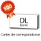 100 Cartes de correspondance DL (21x10cm) - 2 jours