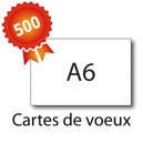 500 Cartes de voeux A6 - 2 jours