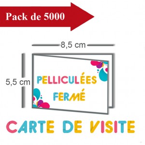 5000 Cartes de visite - 2 jours