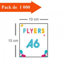 1000 Flyers A6 - 2 jours