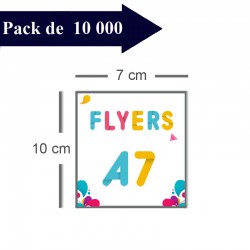 10000 Flyers A7 - 10 jours