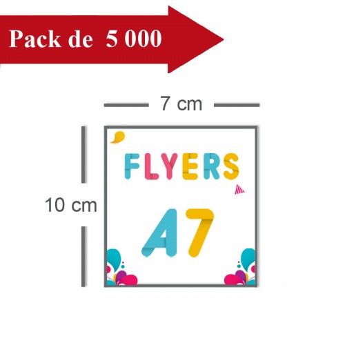 5000 Flyers A7 - 10 jours