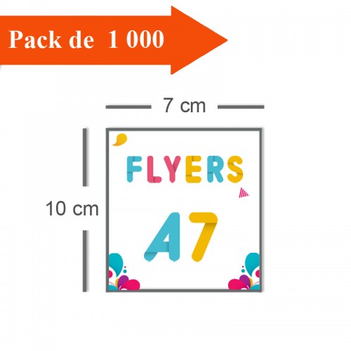 1000 Flyers A7 - 2 jours