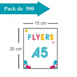 500 Flyers A5 - 2 jours