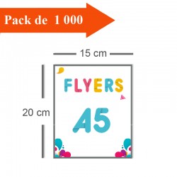 1000 Flyers A5 - 2 jours