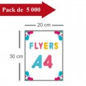 5000 Flyers A4 - 8 jours