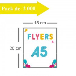 2000 Flyers A5 - 3 jours