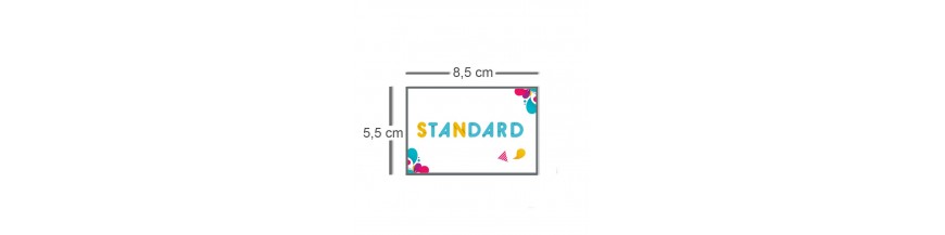 Carte standard 8,5x5,5cm