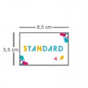 Carte standard 8,5x5,5cm