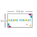 Carte grand format 12,8x8,2cm