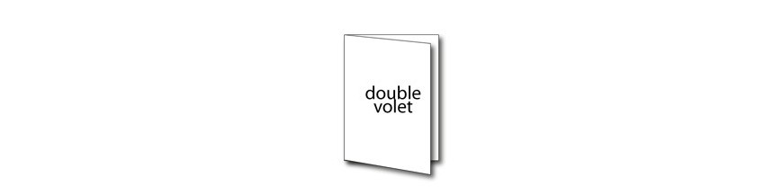 Plaquette double volet