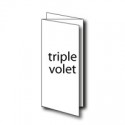 Plaquette triple volet