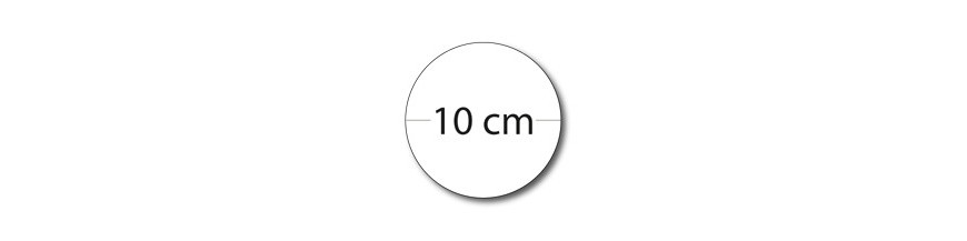 Sticker rond 10cm