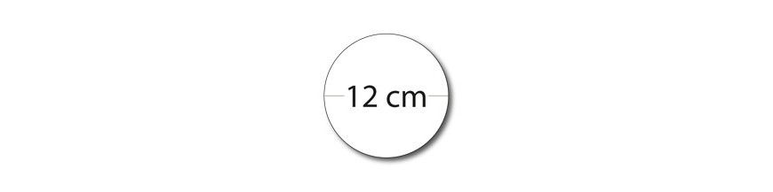 Sticker rond 12cm