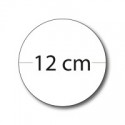 Sticker rond 12cm