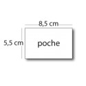 Calendrier de poche 8,5x5,5cm