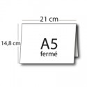 Calendrier A5 fermé / A4 ouvert