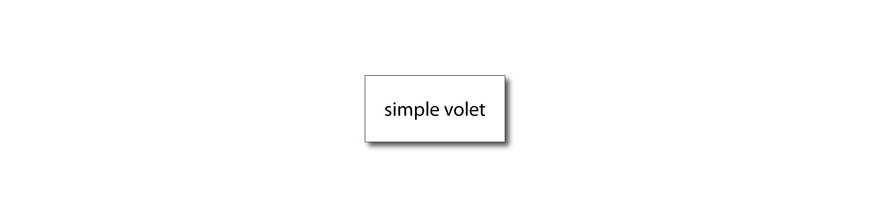 Carte de voeux simple volet