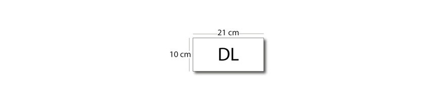 Carte de voeux DL (21x10cm)